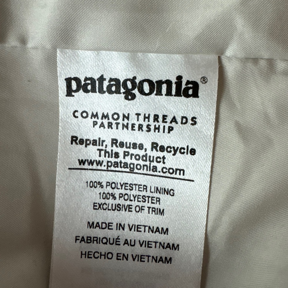Patagonia Jacket Womens Small White Sherpa Fleece Full Zip Cozy Sty 25211FA16 - Picture 6 of 9